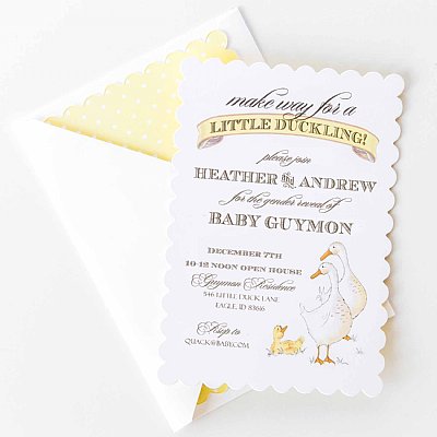 Duckling Invitation...