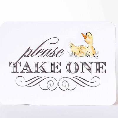 Duckling Buffet & Party Signs