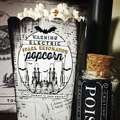 Mad Scientist Popcorn Boxes