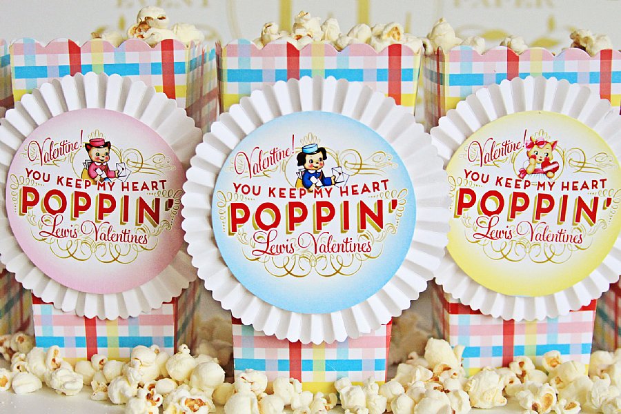 You've Got Mail Rosette Popcorn Boxes