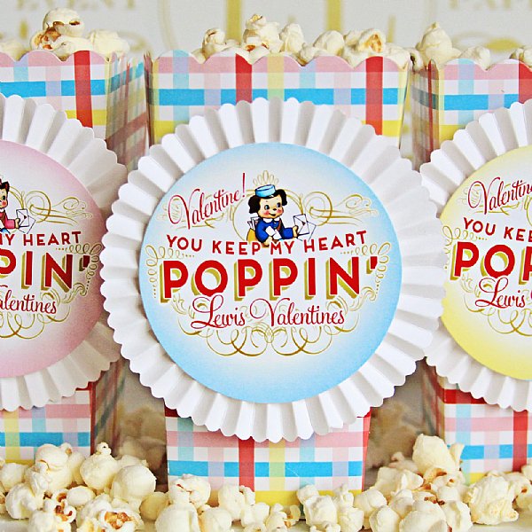 You've Got Mail Rosette Popcorn Boxes