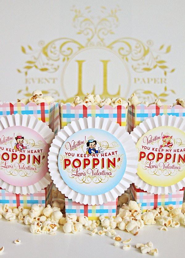 You've Got Mail Rosette Popcorn Boxes