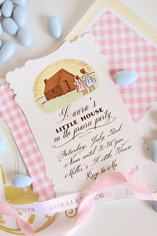 Little House on the Prairie Invitation Set