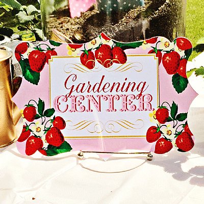 Berry Sweet 8X10 Gardening Sign 