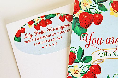 Berry Sweet Address Labels