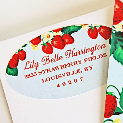 Berry Sweet Address Labels