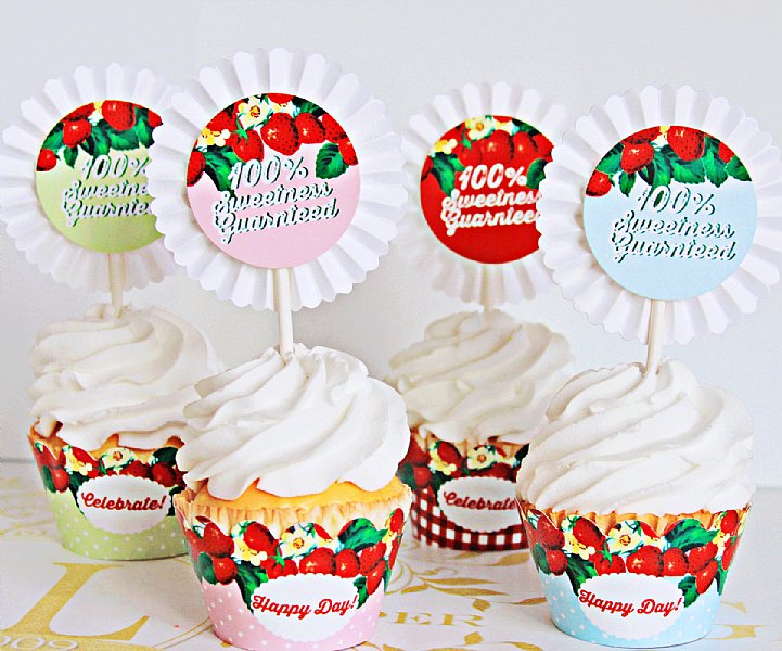 Berry Sweet Cupcake Kit