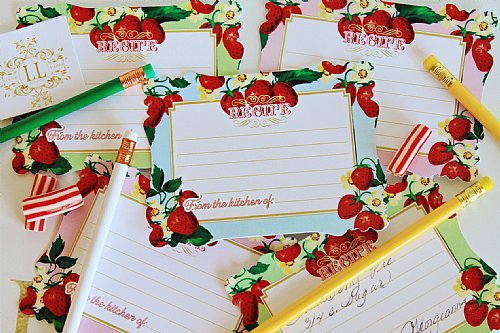 Berry Sweet Collection Recipe Cards