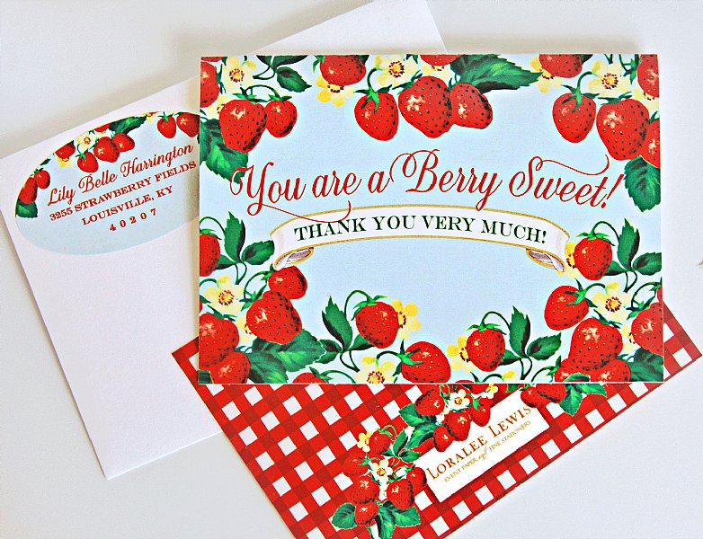 Berry Sweet Thank You Notes