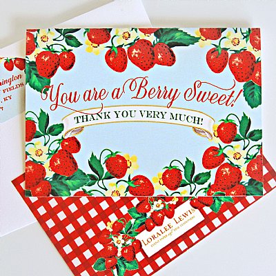 Berry Sweet Thank You Notes