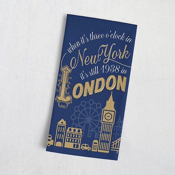 London 1938 Tea Towel