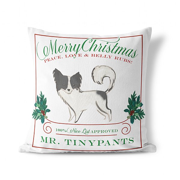 Personalized Christmas Dog Pillow