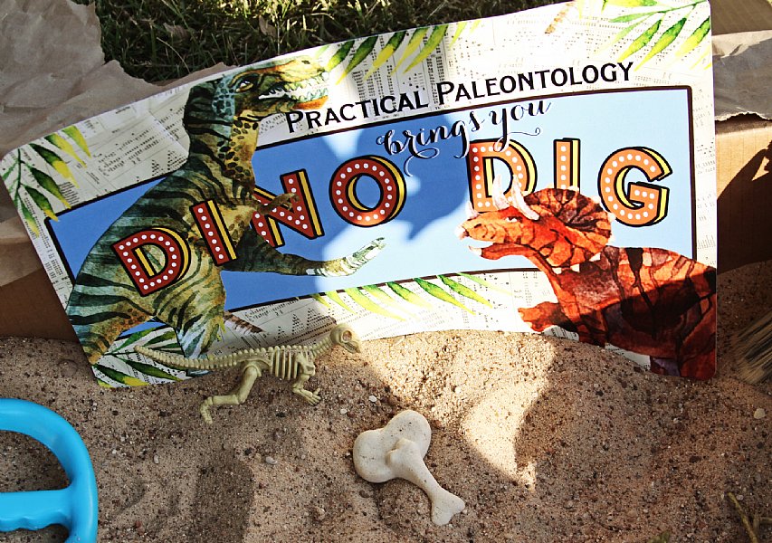 Dinosaur 11x14 Dino Dig Sign