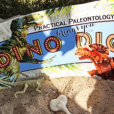 Dinosaur 11x14 Dino Dig Sign