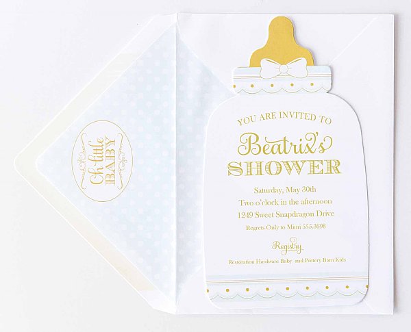 Baby Bottle Invitations 3
