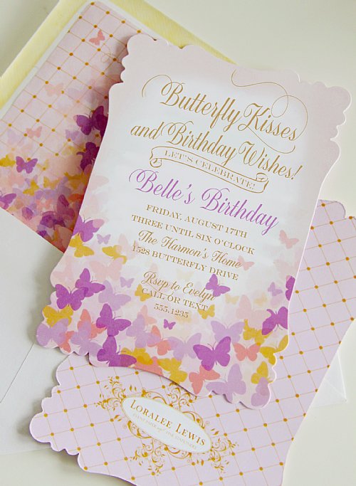 Butterfly Wings Invitation