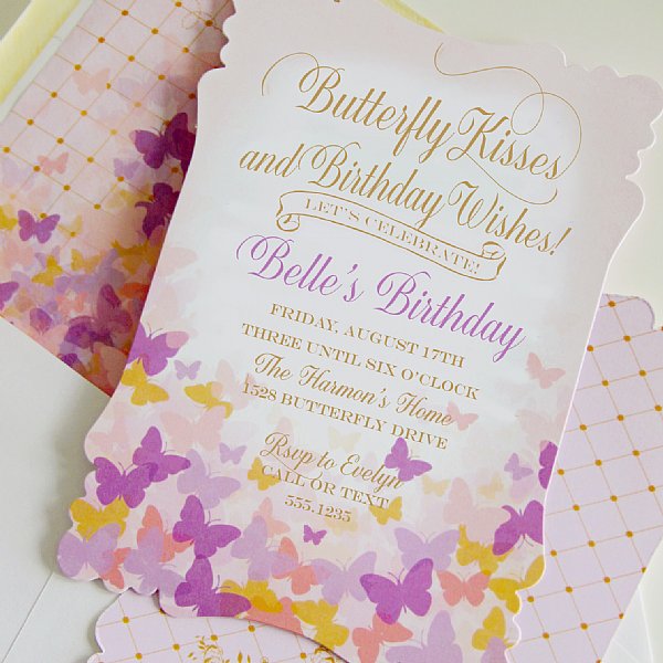 Butterfly Wings Invitation