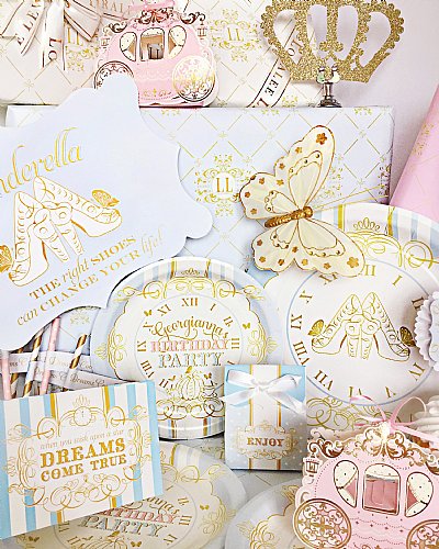 Cinderella Paper Dessert Plates