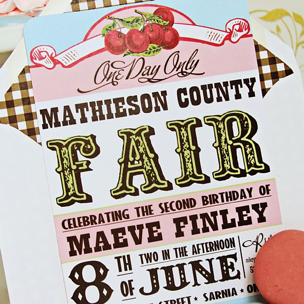 Sweet County Fair Invitation