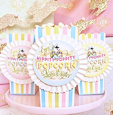 Hippity Poppity Popcorn Easter Rosette Boxes