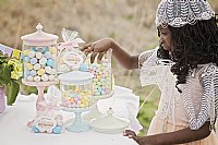 Bunny Quartet Cake Bunting Banner