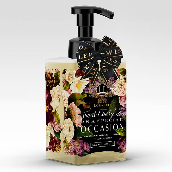 Treat Every Day as a Special Occasion Lilac Foaming Organic Soap