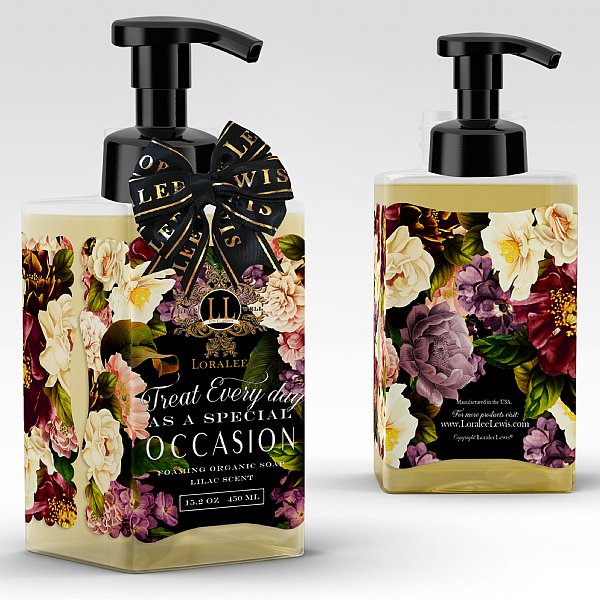 Treat Every Day as a Special Occasion Lilac Foaming Organic Soap