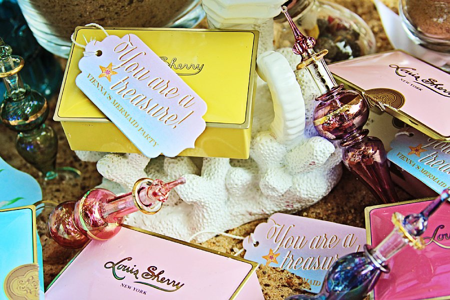 Mermaid Fancy Favor Tags