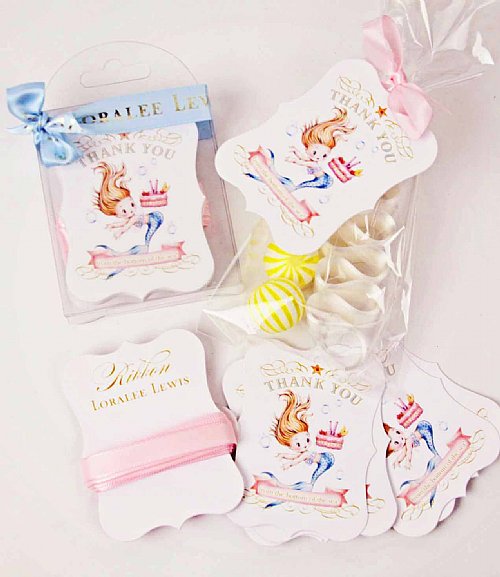 Mermaid Luxe Favor Tags