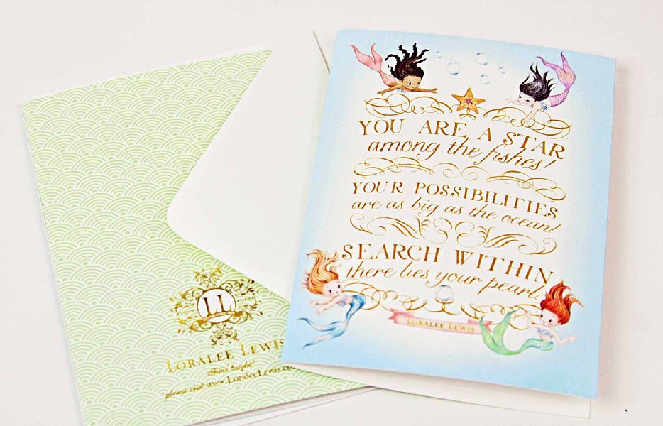 Mermaid Collection Thank You Notes 
