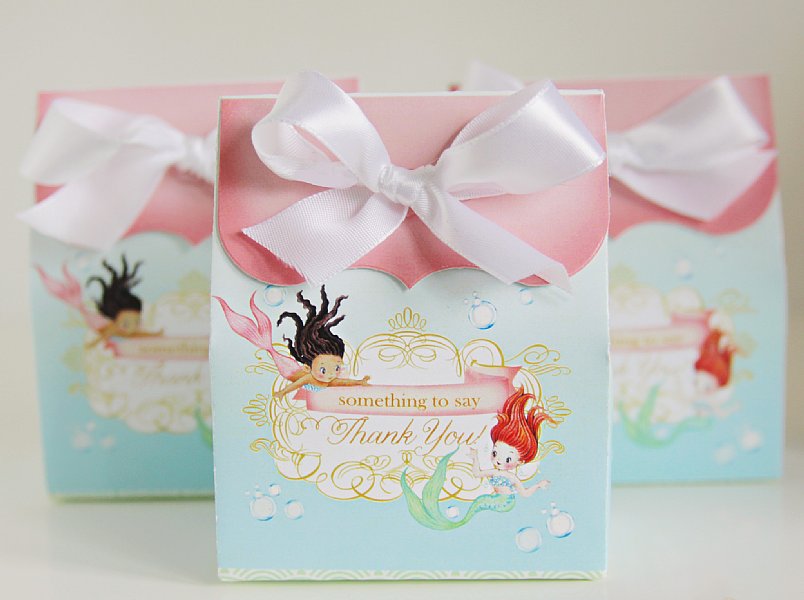 Mermaid Favor Box Set