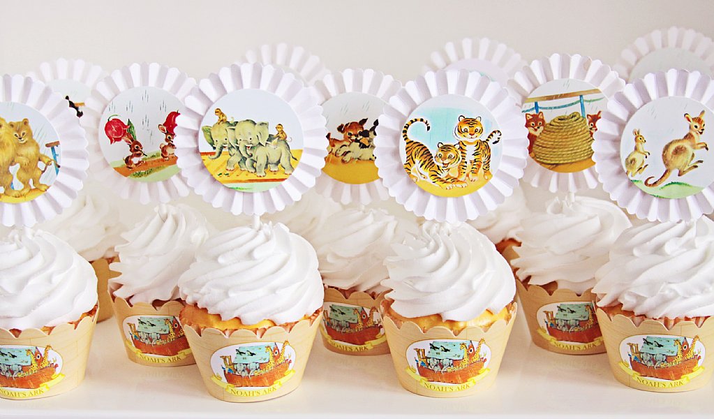 Noah's Ark Cupcake Kit 