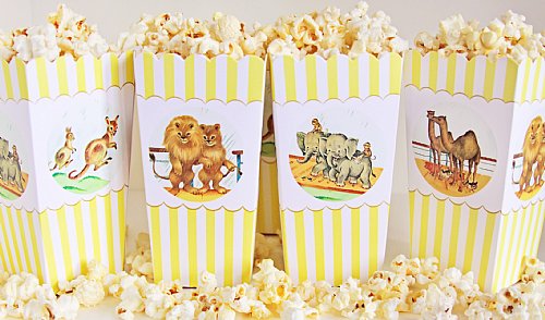 Noah's Ark Popcorn Boxes