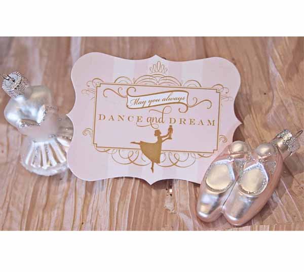 Sugar Plum Fairy Luxe Favor Tags