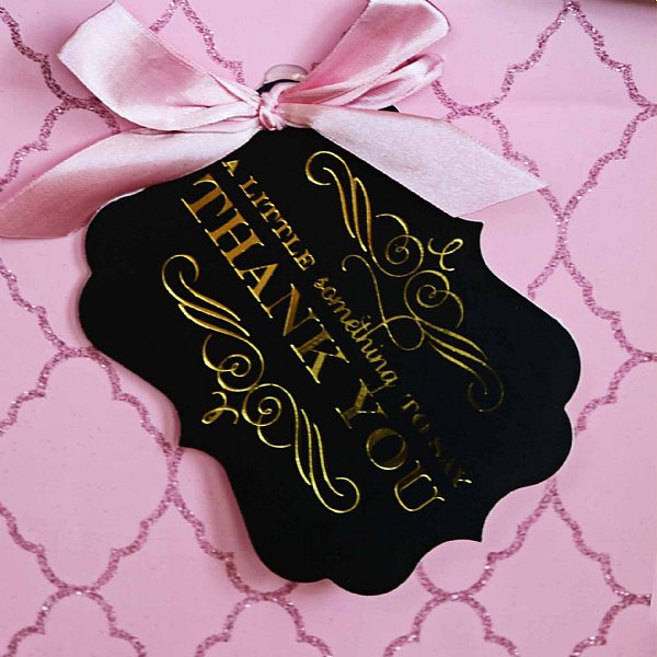 Large Luxe Favor Tags