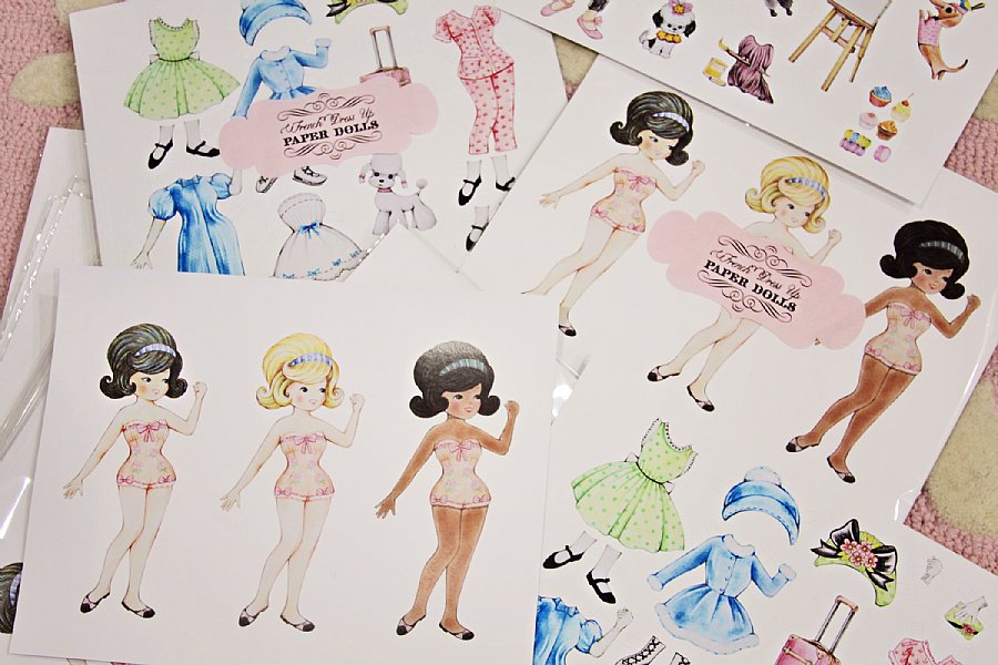 Paris Paper Dolls Collection