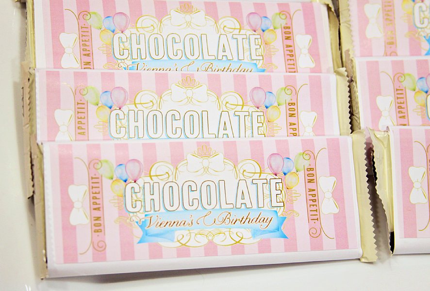 Paris Candy Bar Labels