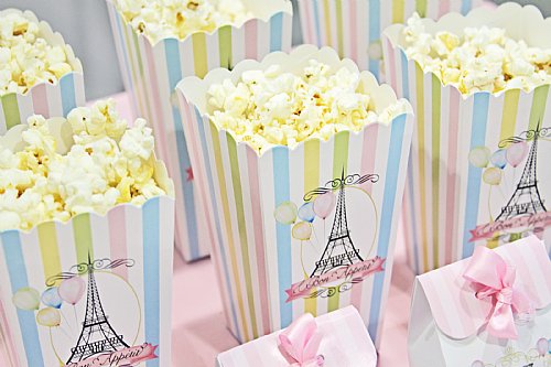 Paris Popcorn Boxes