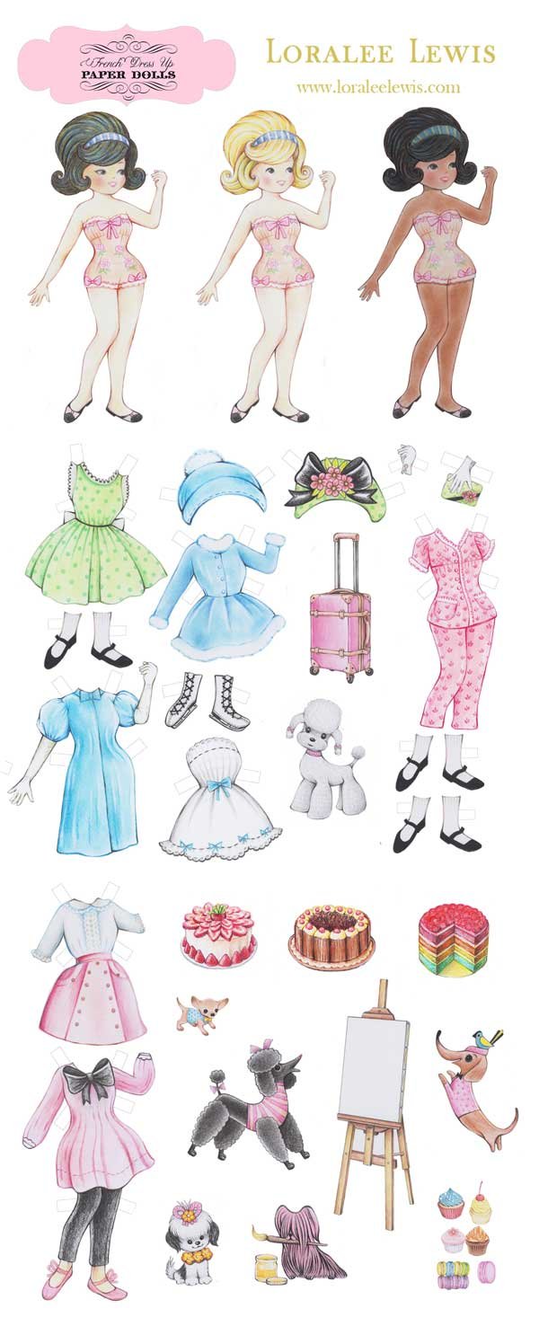 Paris Paper Dolls Collection