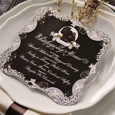 Traditional Thanksgiving Custom Menu