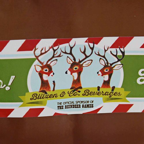 Retro Reindeer Party Parcel