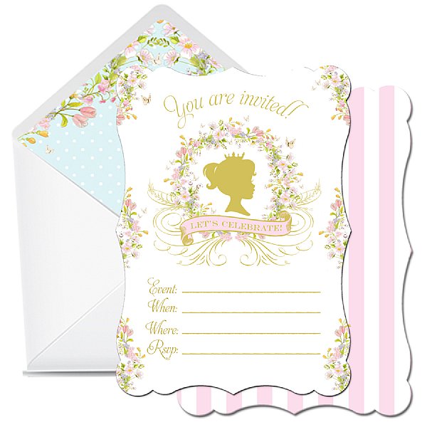 Swan Lake Fill-In-the-Blank Invitation Set