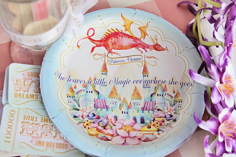 Unicorn Paper Dessert Plate Set