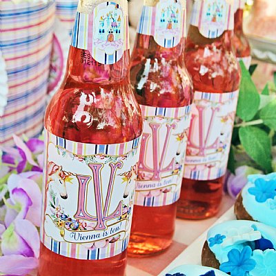 Unicorn Bottle Labels