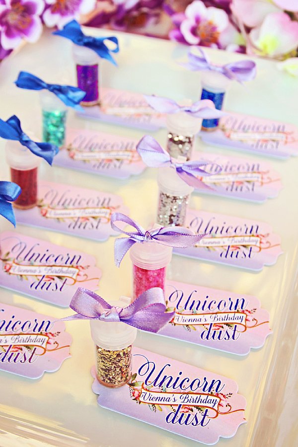 Unicorn Dust Favor Tags