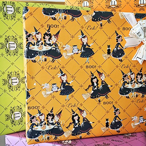 Halloween Witches Wrapping Paper