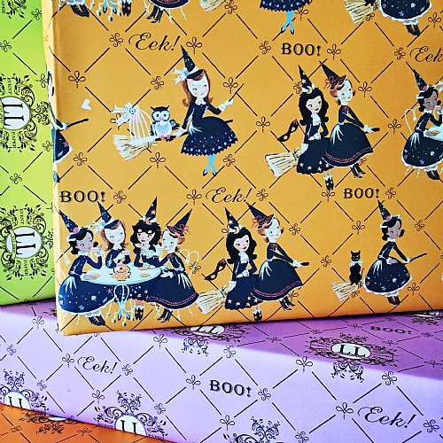 Halloween Witches Wrapping Paper