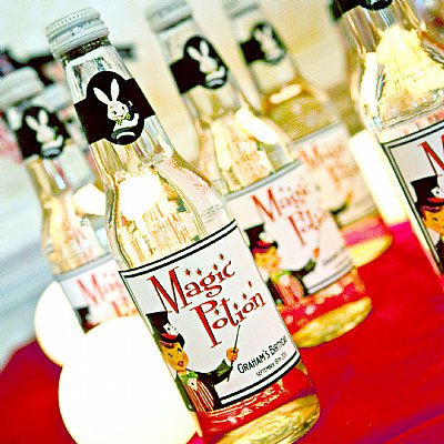 Hocus Pocus Glass Bottle Labels