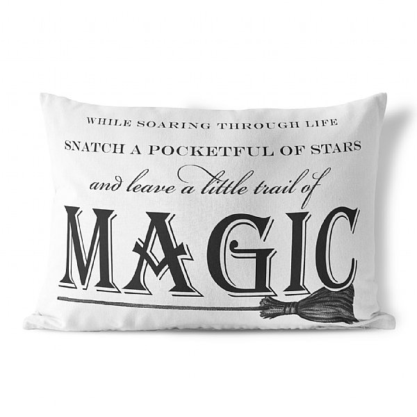 Leave a Trail of Magic Halloween Pillow
