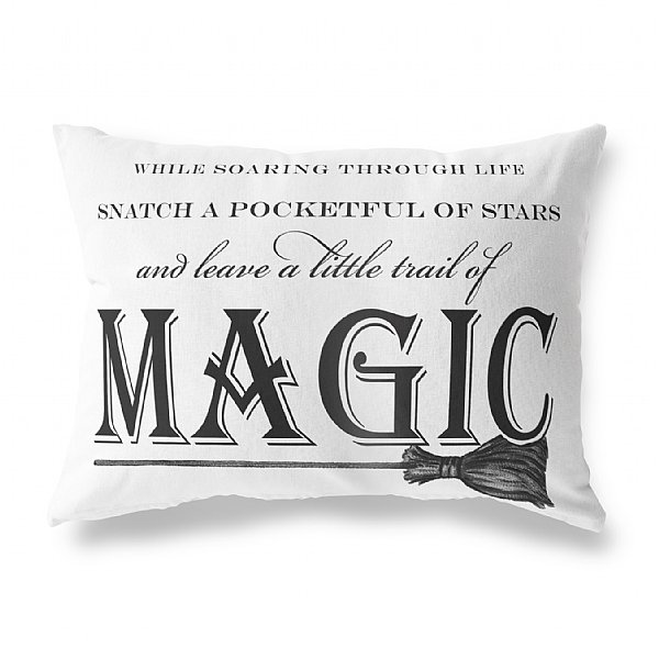 Leave a Trail of Magic Halloween Pillow